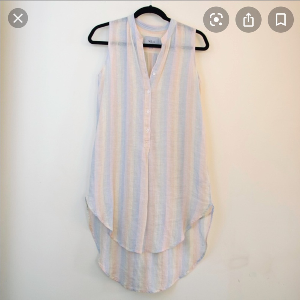 Rails Jules long tunic sleeveless top